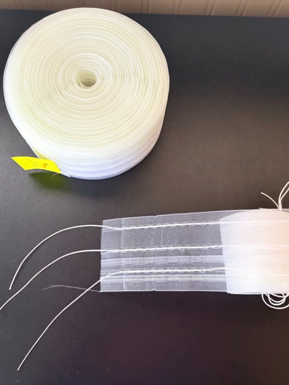 27 yards Transparent Triple Pinch Pleat Shirring Tape - 3" Curtain Shade Tape -